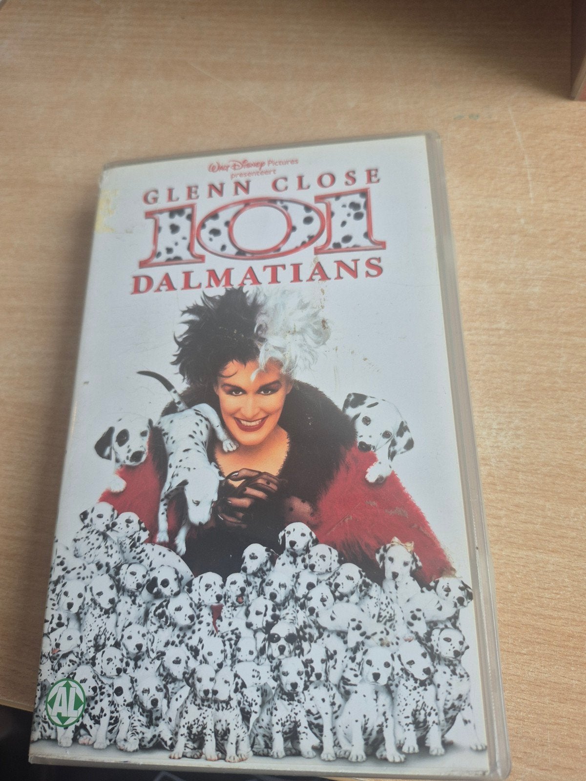 101 Dalmatiërs VHS - Disney Klassieker met Glenn Close, Nederlands ondertiteld, Alle leeftijden, Kinderfilm, Ophalen of Verzenden