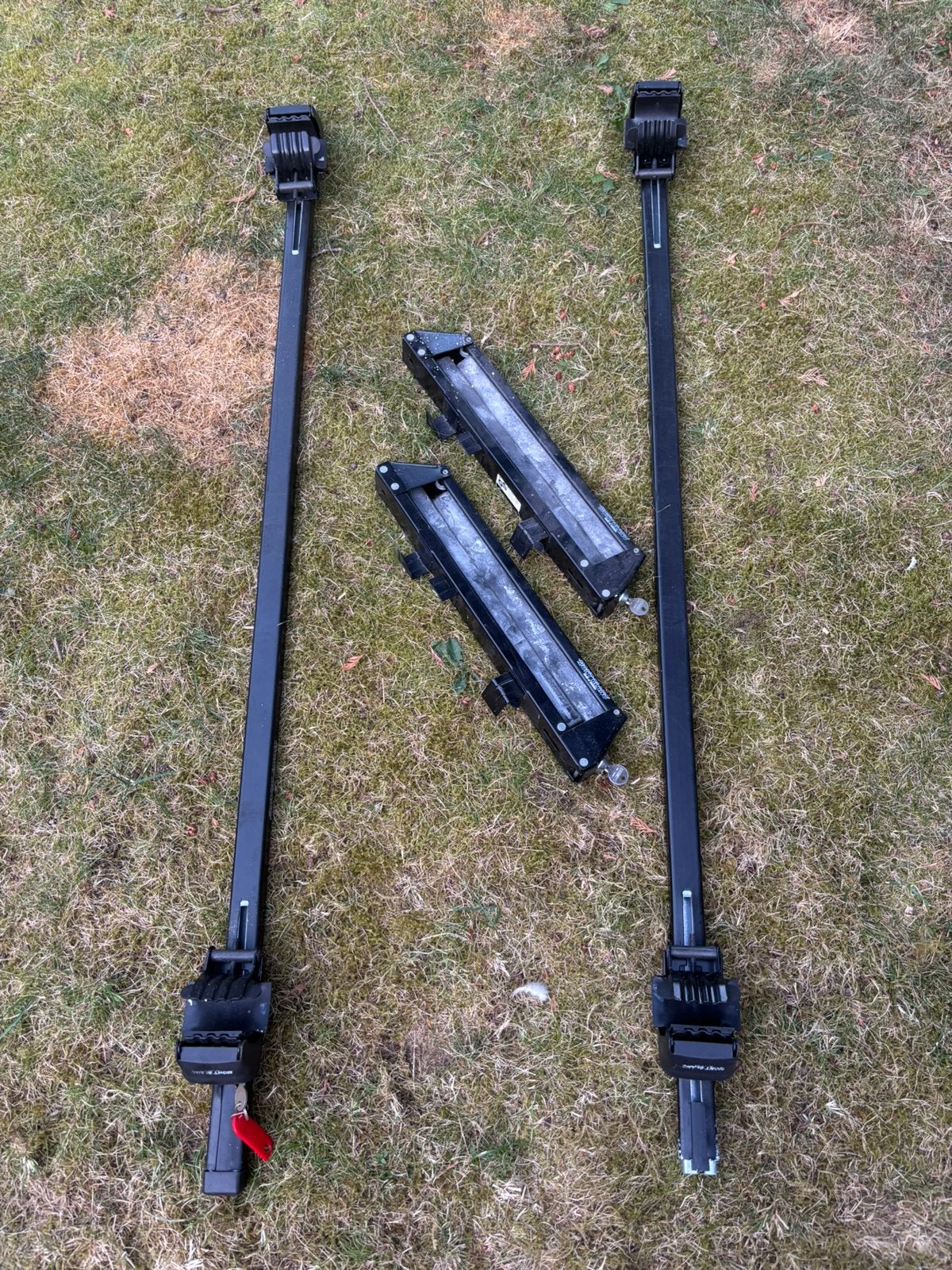 Mont Blanc dakdragers + skidragers, Auto-onderdelen, Ophalen, Gebruikt