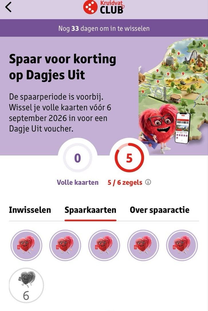 Dagje uit voucher kruitvat, Tickets en Kaartjes, Eén persoon, Kortingsbon