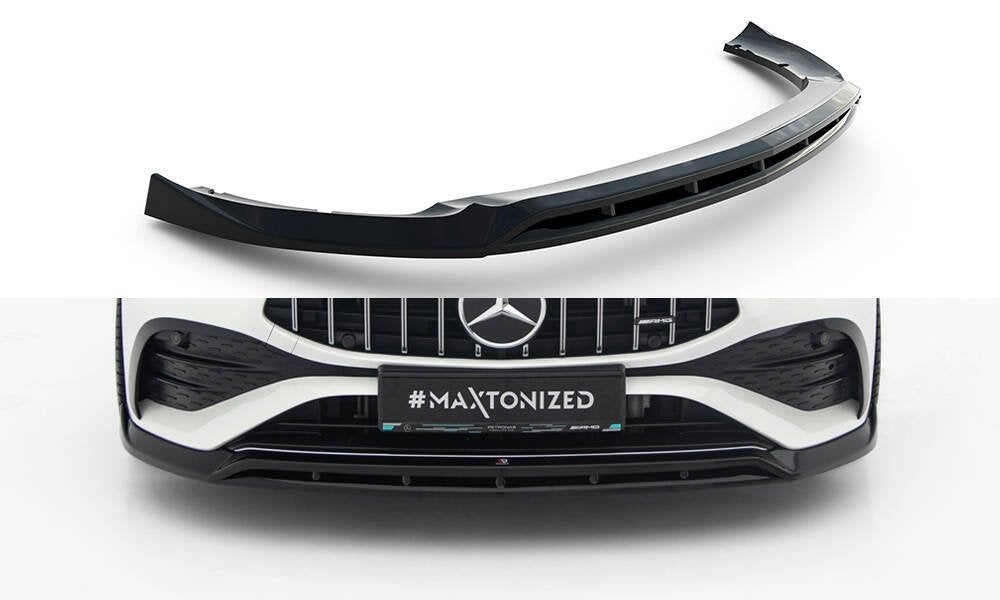 Voorlip sideskirt diffuser spoiler - Mercedes CLA 35 AMG 23+, Auto diversen, Tuning en Styling, Ophalen of Verzenden
