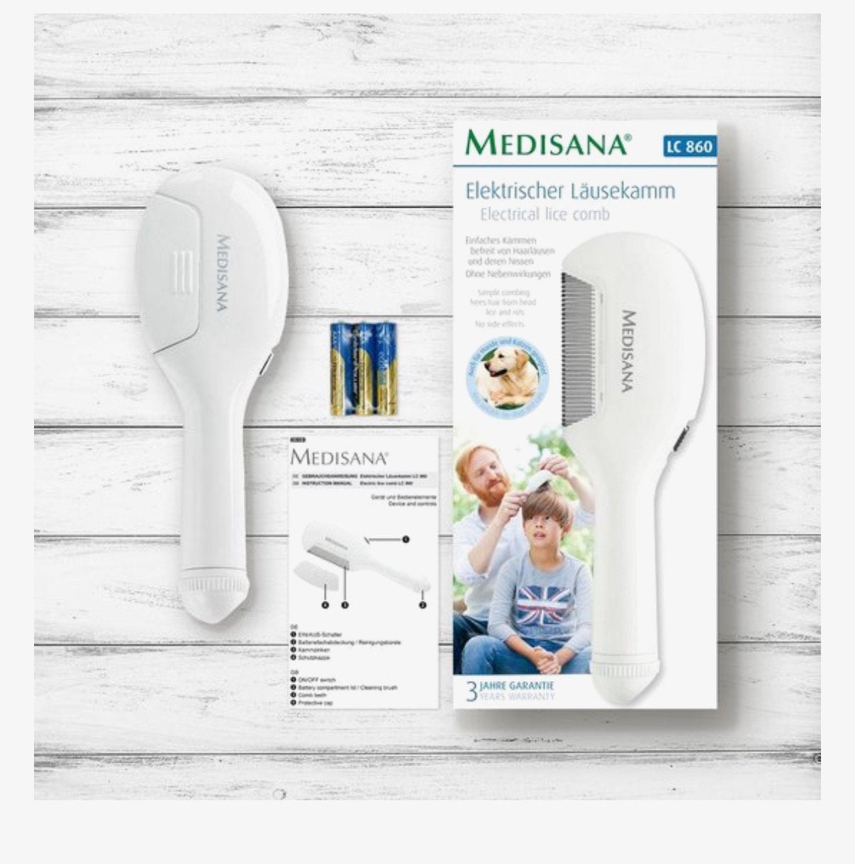 Medisana luizenkam, Ophalen of Verzenden, Zo goed als nieuw, Overige typen