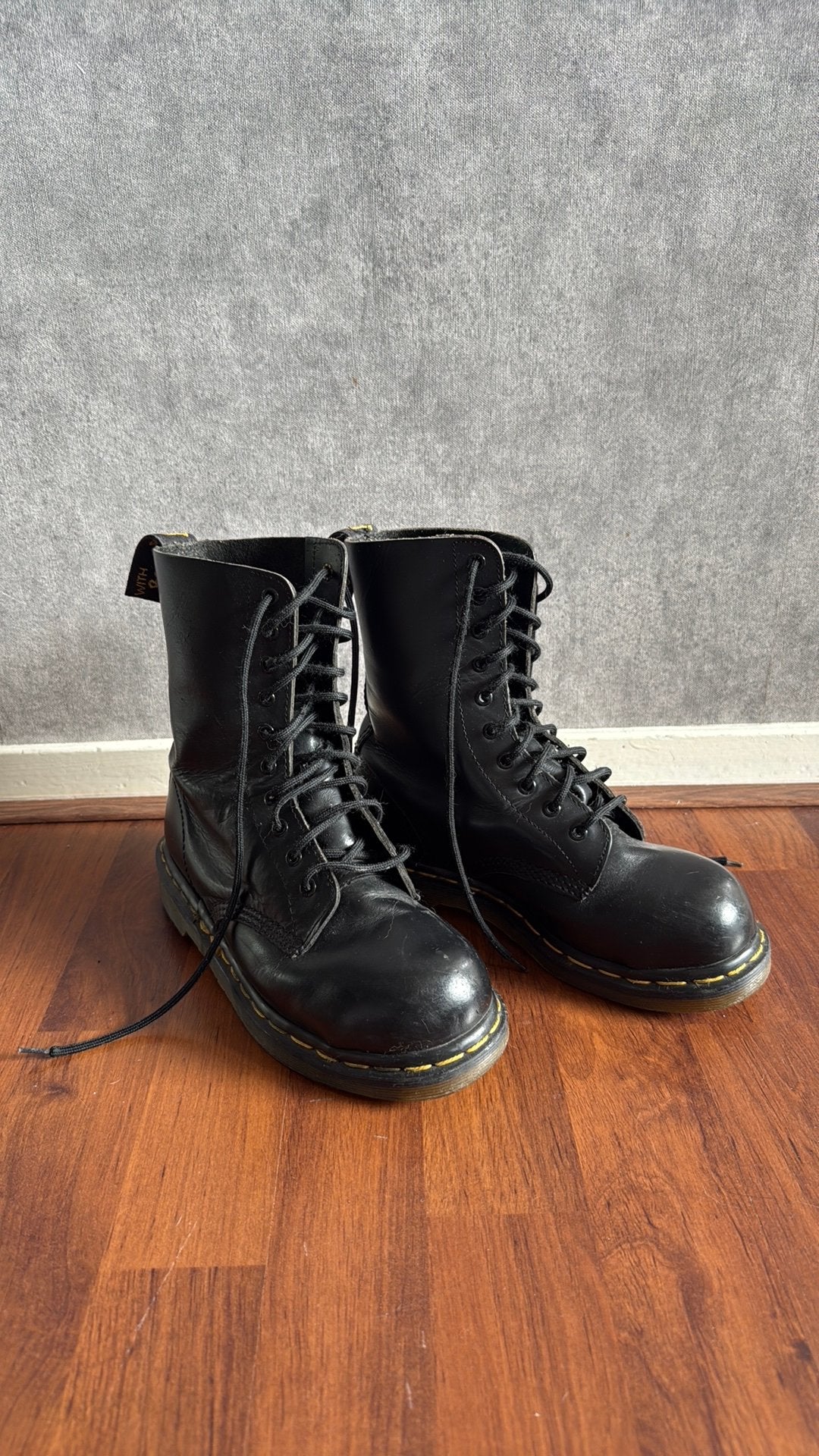 Vintage Dr. Martens maat 36, Kleding | Dames, Schoenen, Zwart, Lage of Enkellaarzen, Ophalen of Verzenden, Zo goed als nieuw