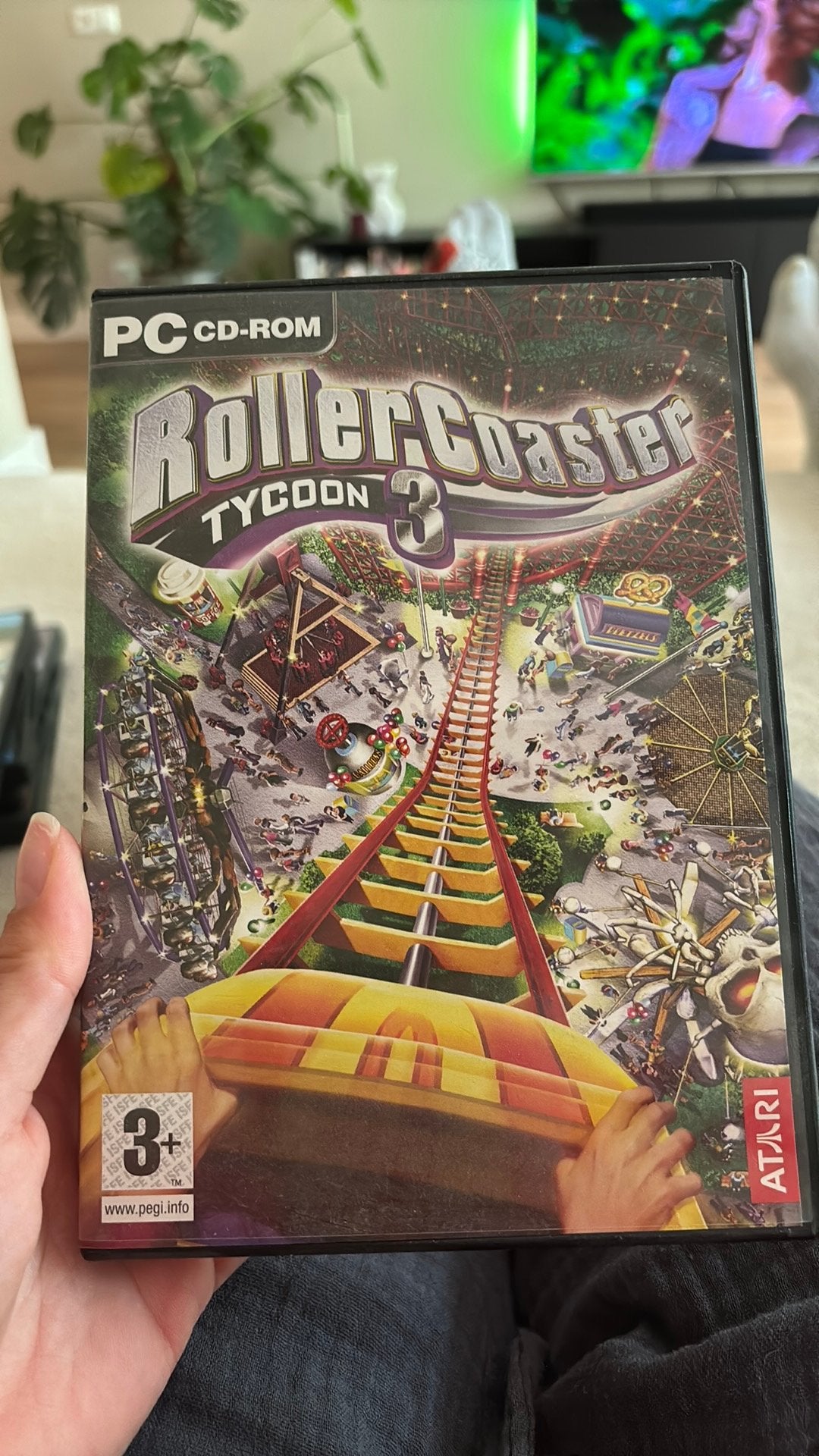 Rollercoaster tycoon 3 pc cd-rom, Spelcomputers en Games, Games | Pc, Gebruikt, 1 speler, Ophalen of Verzenden, Vanaf 3 jaar