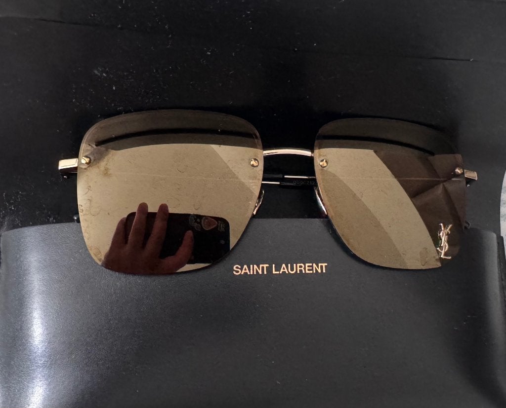 YSL zonnebril, Overige merken, Zonnebril, Zwart, Nieuw