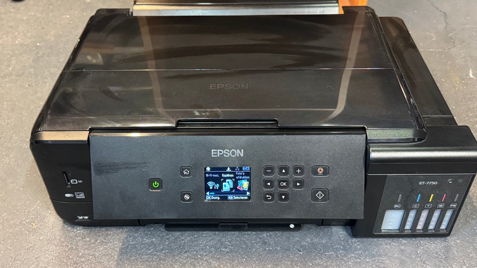 Epson EcoTank ET-7750 All-in-One Inkjetprinter, Computers en Software, Inkjetprinter, Kleur printen, Ophalen of Verzenden, Zo goed als nieuw