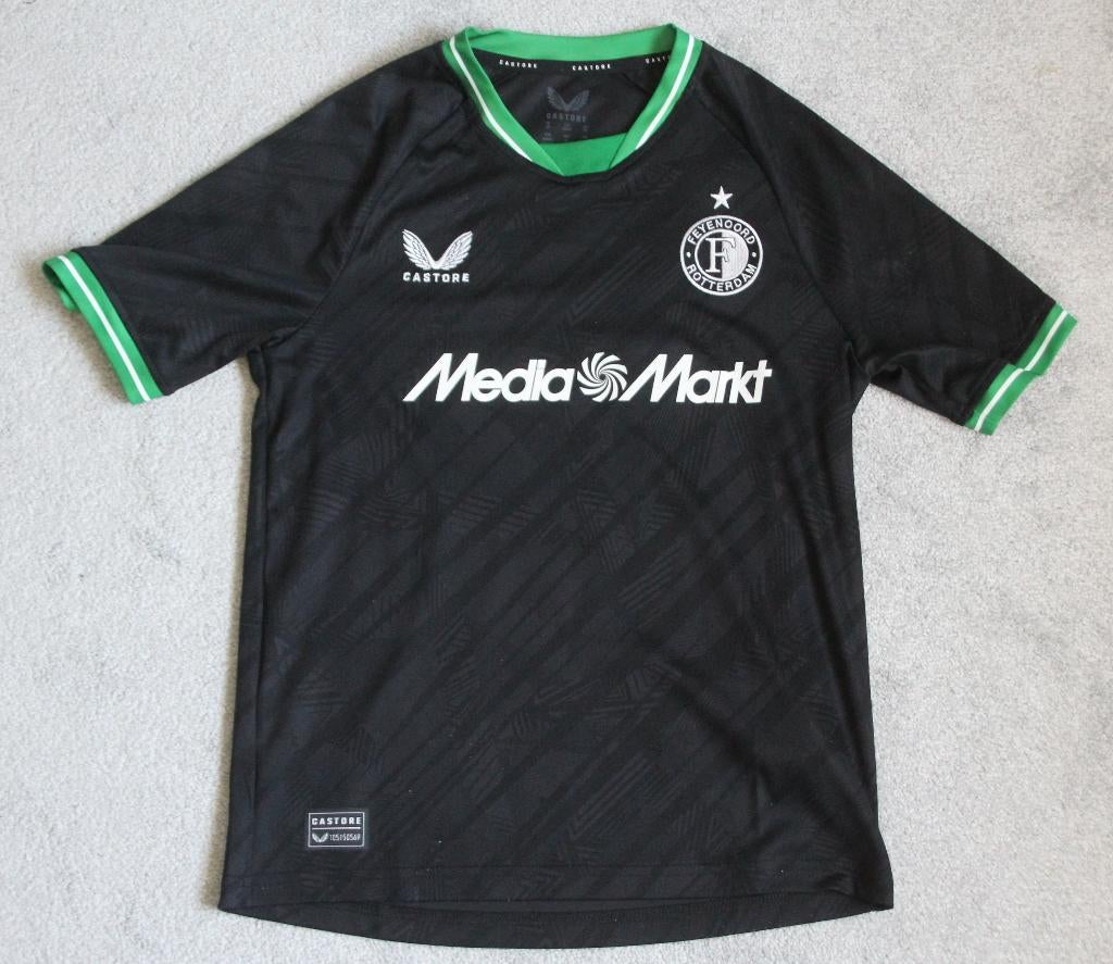CASTORE voetbalshirt FEYENOORD zwart maat 146 (PIRIS), Maat XS of kleiner, Ophalen of Verzenden, Zo goed als nieuw, Shirt