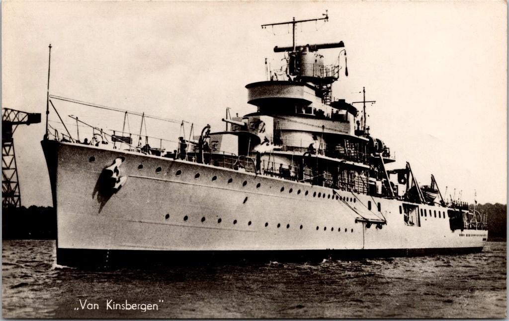 Hr.Ms. Van Kinsbergen, Verzenden, 1940 tot 1960, Ongelopen, Zuid-Holland