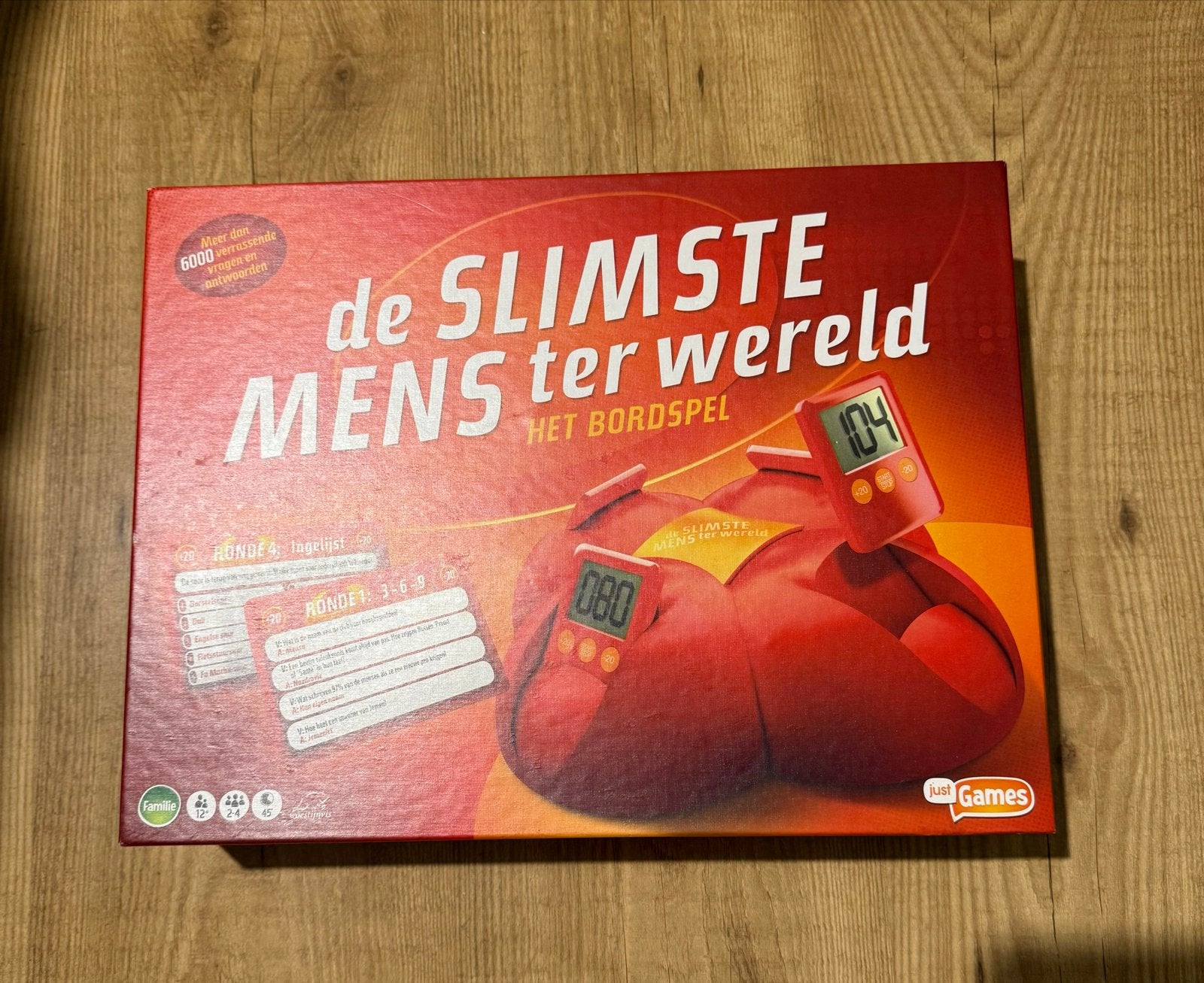 De Slimste Mens ter Wereld - Het Bordspel (Nieuw in plastic), Hobby en Vrije tijd, Gezelschapsspellen | Bordspellen, Drie of vier spelers