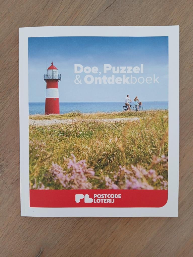NIEUW: Doe, Puzzel & Ontdekboek Postcode Loterij, Ophalen of Verzenden, Nieuw, Puzzelboek