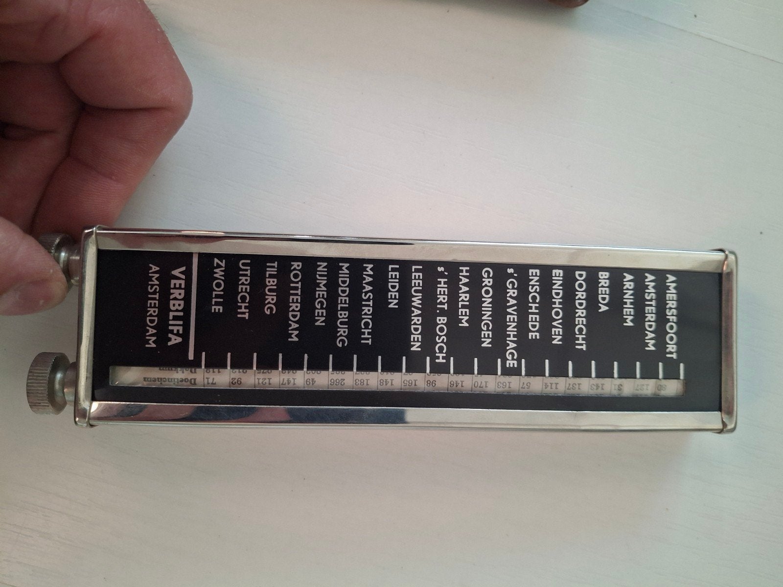 Vintage Verblifa Afstandsmeter met Hoesje, Antiek en Kunst, Ophalen of Verzenden