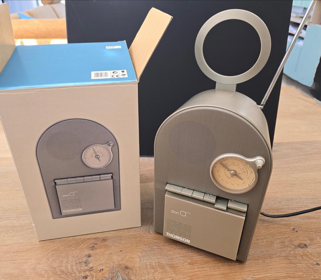 Don O radio cassettespeler Philip Starck design, Ophalen of Verzenden, Gebruikt, Radio