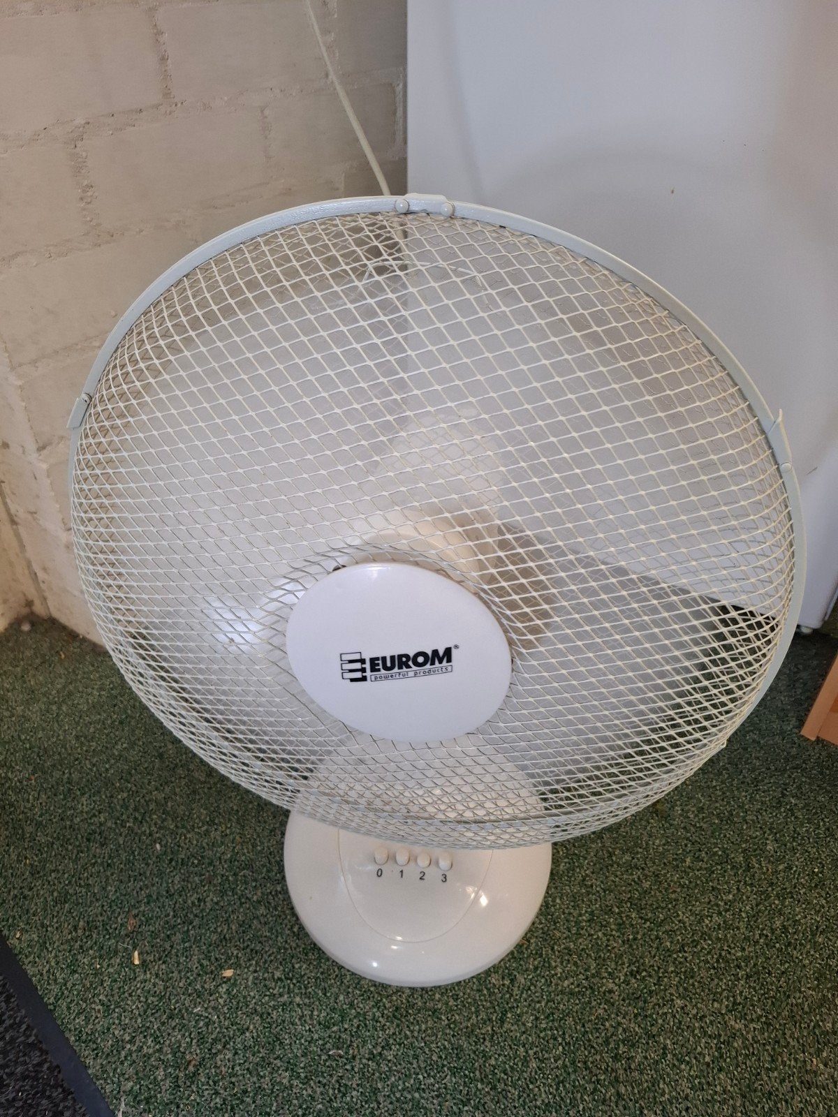 Eurom VT 16 Tafelventilator - 45 Watt, Witgoed en Apparatuur, Ophalen of Verzenden, Gebruikt, Tafelventilator