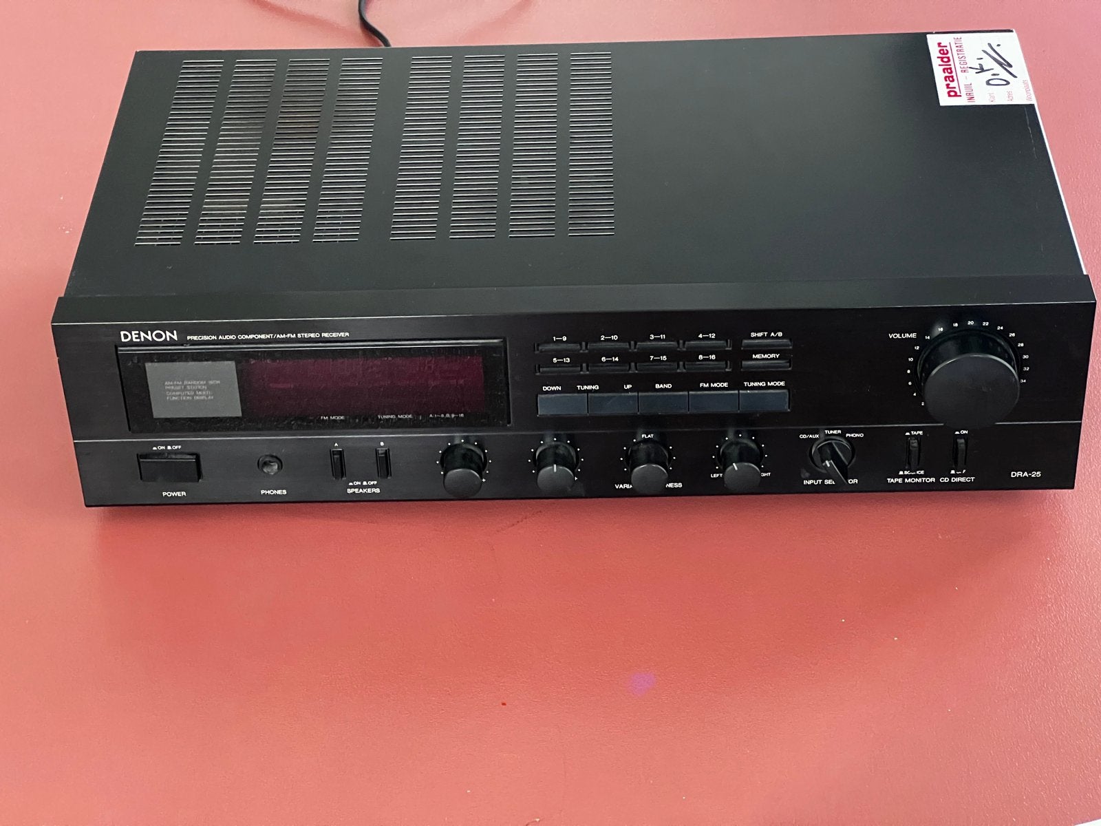 Denon DRA-25 Receiver & DVD-1400Speler met afstandsbediening, Ophalen, Gebruikt, Denon, Losse componenten
