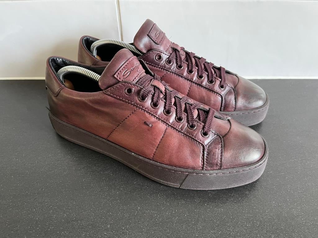 Santoni sneakers maat UK7 EU41, Santoni, Ophalen of Verzenden, Santoni, Bruin
