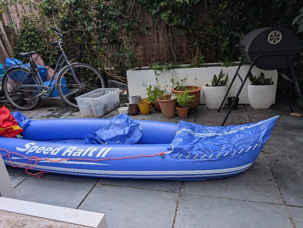 Speed Raft 2 - opblaasbare kano, Ophalen, Overige typen, Twee personen, Zo goed als nieuw
