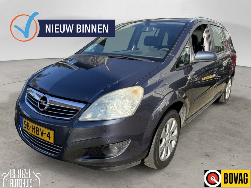 Opel Zafira 1.8 Temptation 7Prs Cruise Airco Lmv Trekhaak, Auto's, Opel, Bedrijf, Te koop, Zafira, ABS, Airbags, Airconditioning