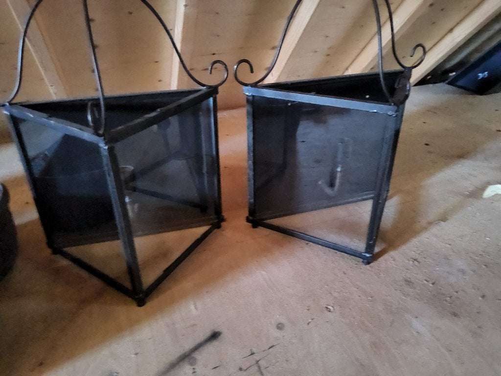 twee lampen wand, Gebruikt, Zwart, Overige fittingen, Ophalen of Verzenden
