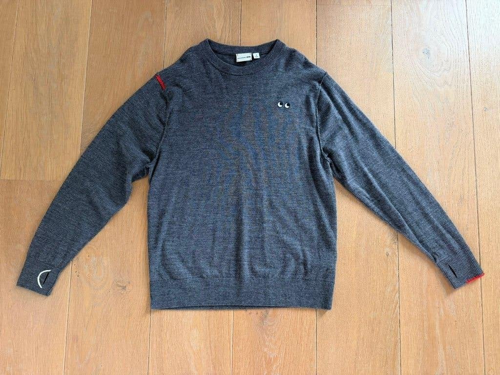 Uniqlo trui met mouwdetail (maat 13), Ophalen of Verzenden, Zo goed als nieuw, Uniqlo, Jongen of Meisje