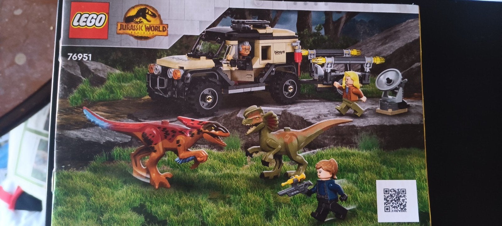 LEGO Jurassic World Pyroraptor & Dilophosaurus transport, Compleet, Jurassic World, Lego, Ophalen of Verzenden