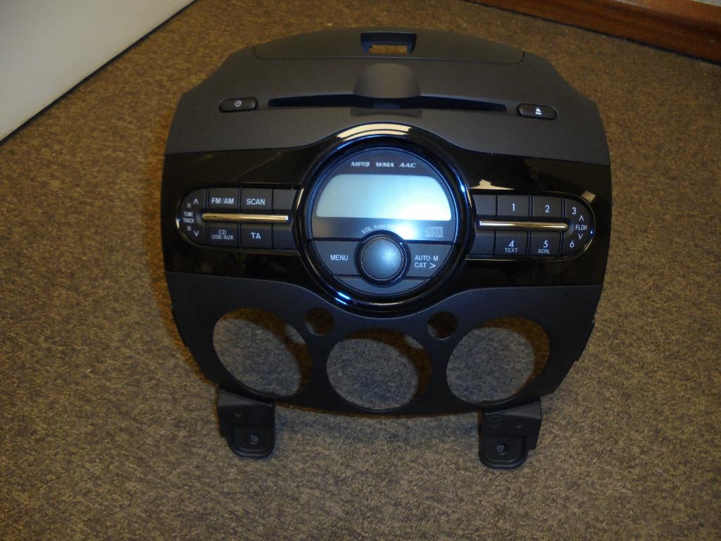 Mazda 2 radio/cd speler/console KA058 Panasonic origineel, Ophalen of Verzenden, Gebruikt, Mazda