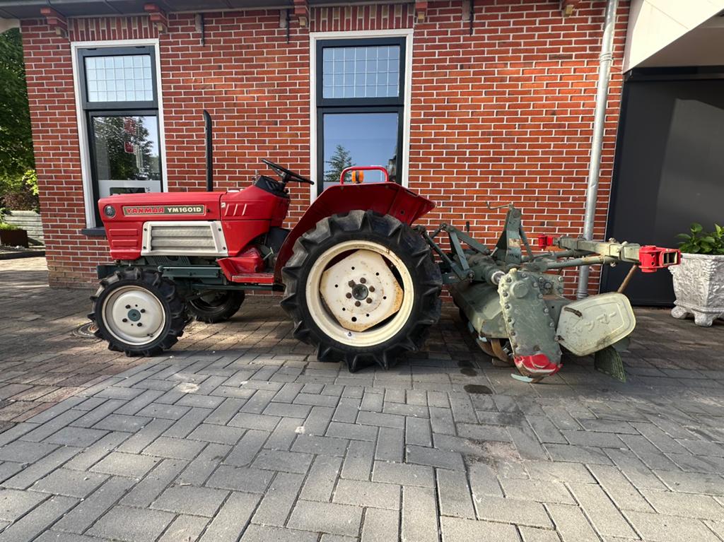 Yanmar YM1601D mini Compact Tractor met Frees, Gebruikt, 2500 tot 5000, Tot 80 Pk, Ophalen