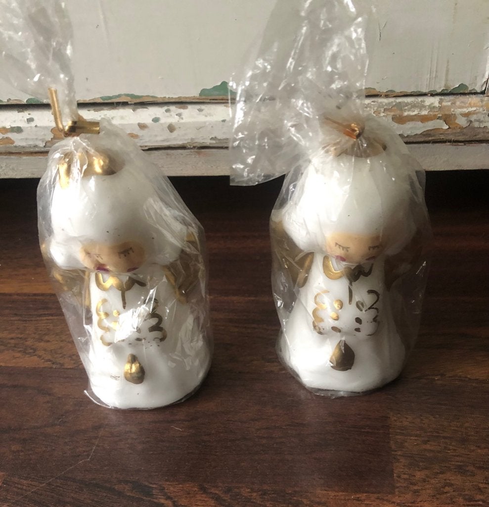 Engeltjes kaarsen, Ophalen of Verzenden, Gebruikt