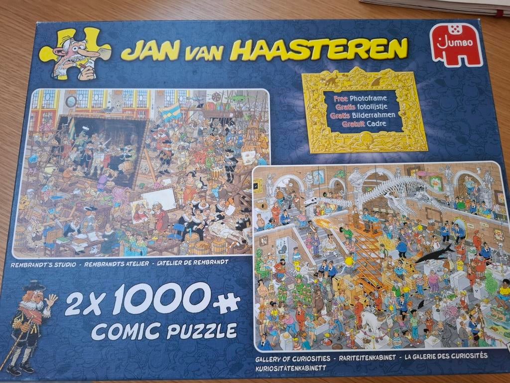 Jan van Haasteren 2x 1000 stukjes € 17,50, Ophalen, 500 t/m 1500 stukjes