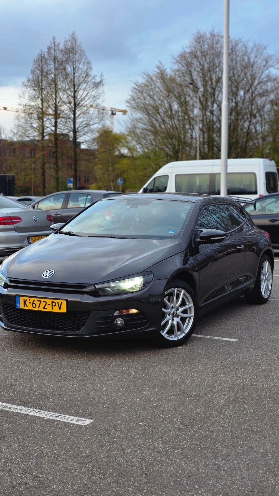 Volkswagen Scirocco 1.4 TSI 118KW 2012 Bruin, Auto's, Volkswagen, Voorwielaandrijving, Euro 5, 15 km/l, Zwart