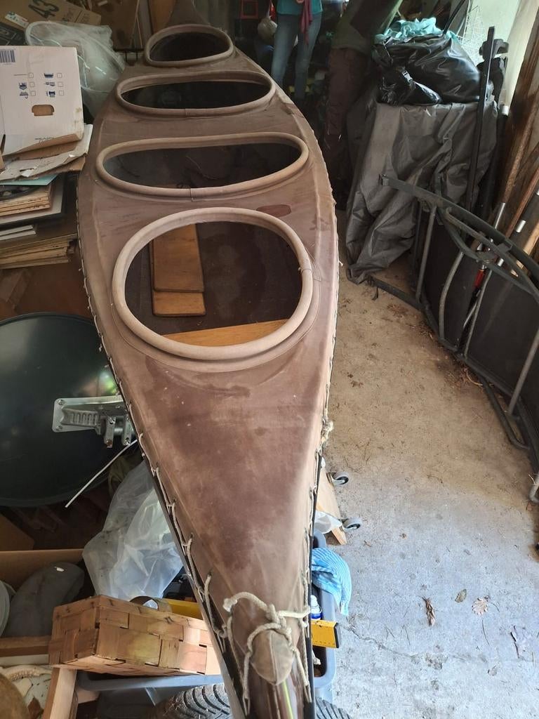GATZ KANO TE KOOP, Watersport en Boten, Kano's, Ophalen, Gebruikt, Canadese kano of Open kano, Met peddels