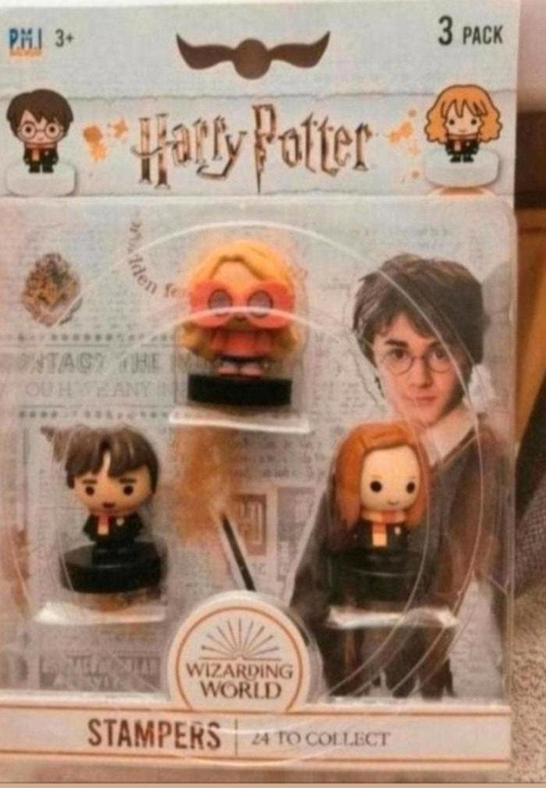 Harry Potter Stempels - 2 x 3-pack verzamelset, Ophalen of Verzenden, Nieuw, Jongen of Meisje
