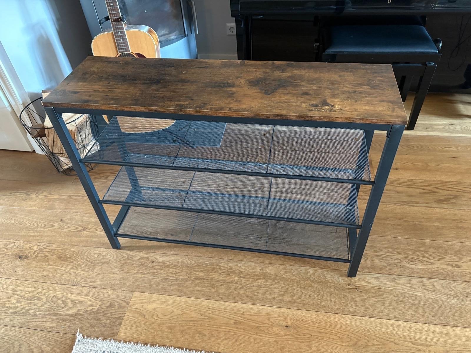 Schoenenrek / Opbergrek met 3 niveaus - Industrieel design, Ophalen, Gebruikt