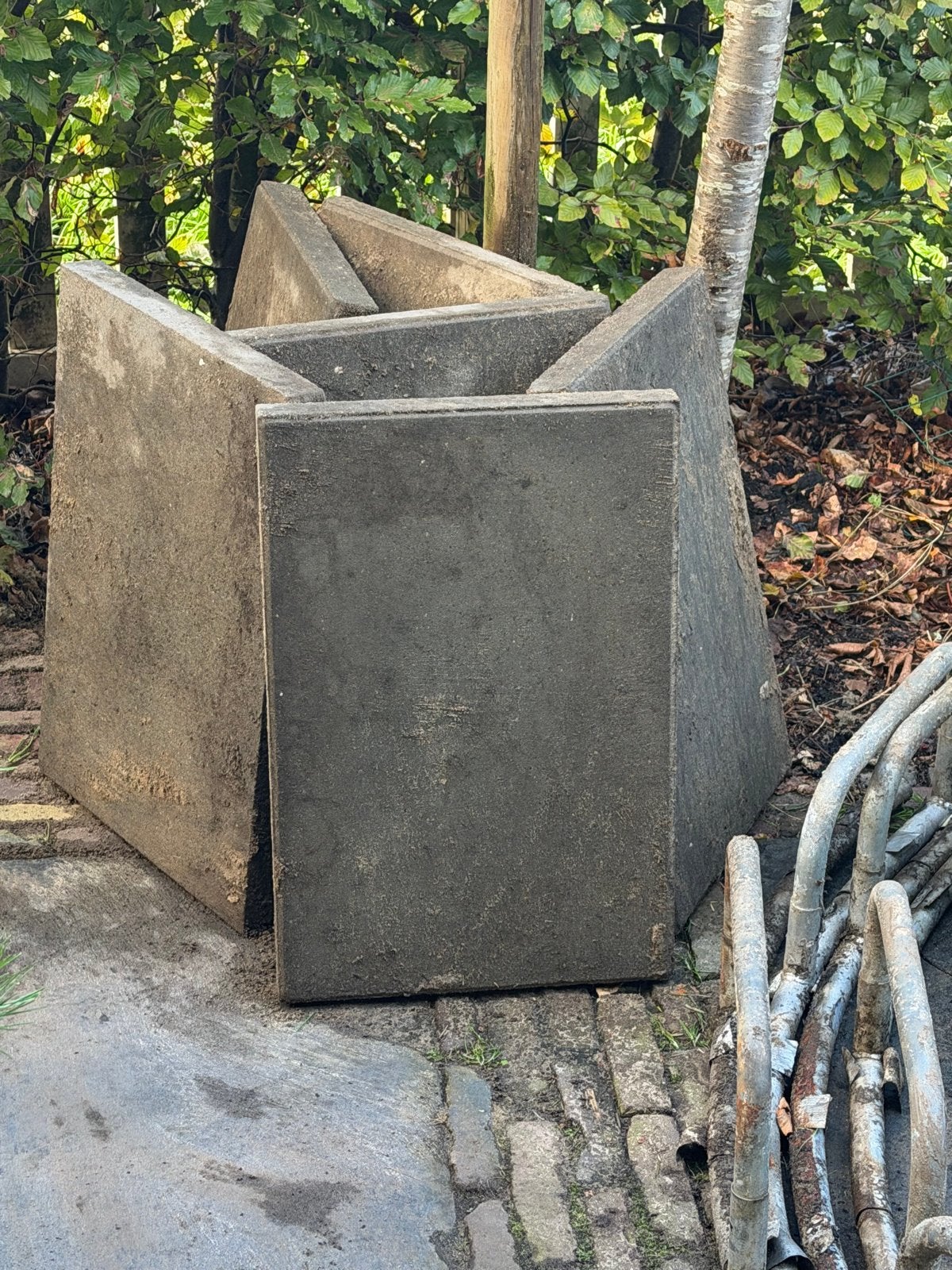 6 betontegels 60x40 cm - gratis af te halen, Tuin en Terras, Ophalen, Gebruikt, Minder dan 5 m², Beton