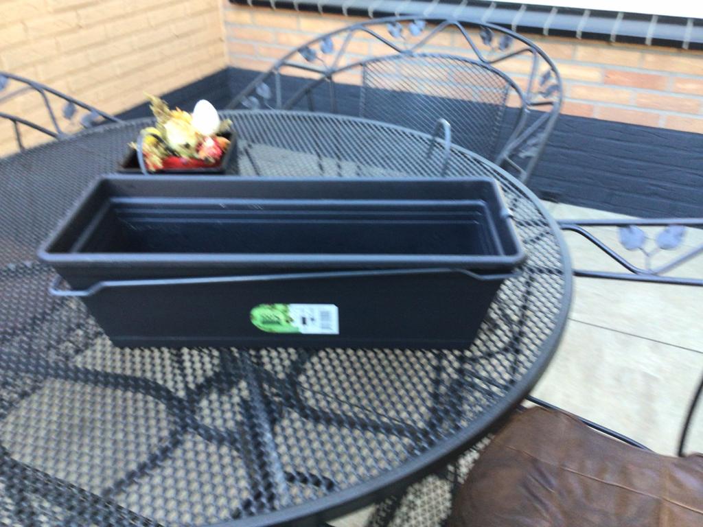 Bloembak nieuw ongebruikt, Tuin en Terras, Kunststof, Minder dan 30 cm, Minder dan 60 cm, Nieuw