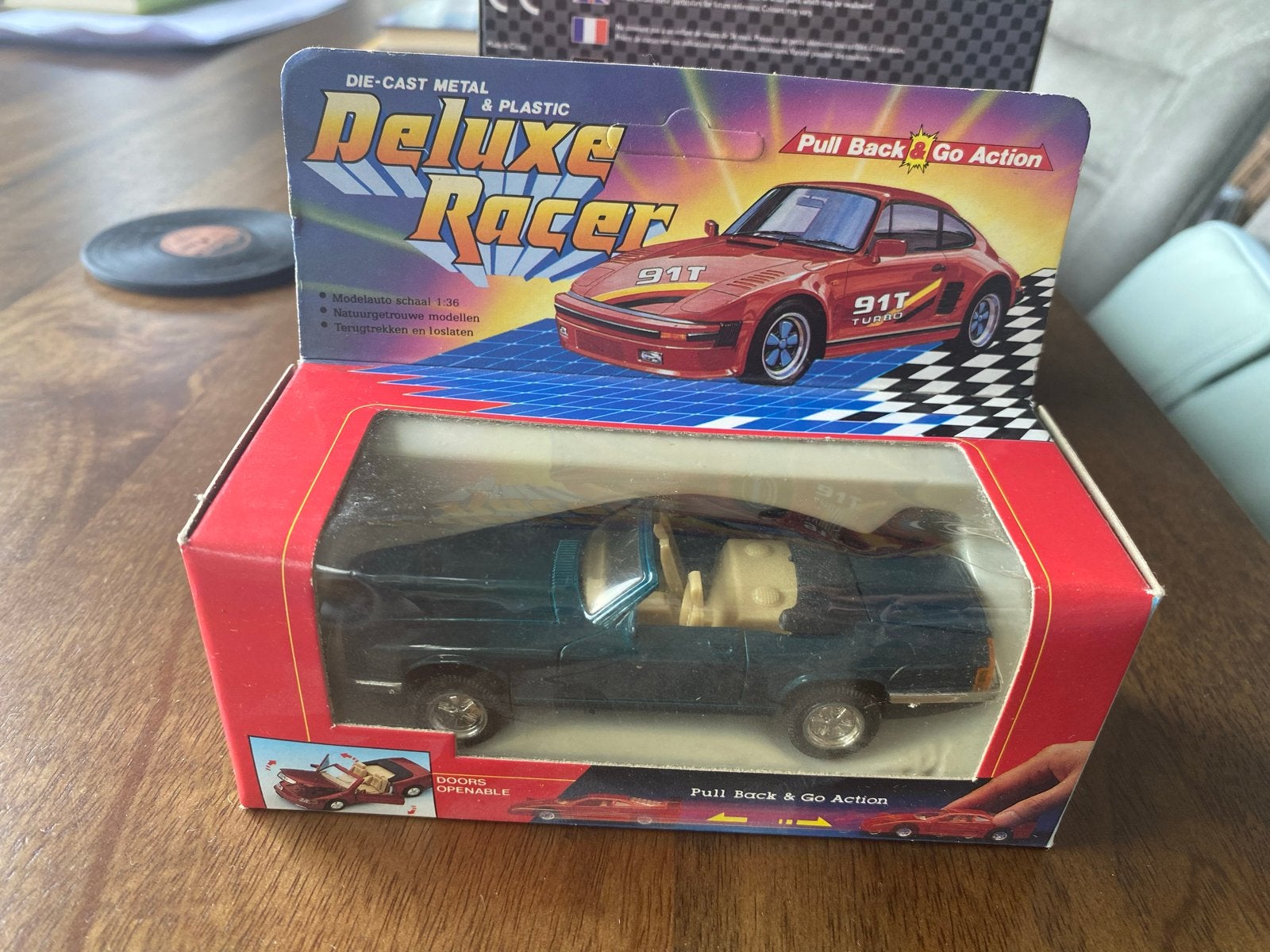 Deluxe Racer Die-Cast Metal & Plastic Pull Back Auto, Ophalen of Verzenden, Nieuw