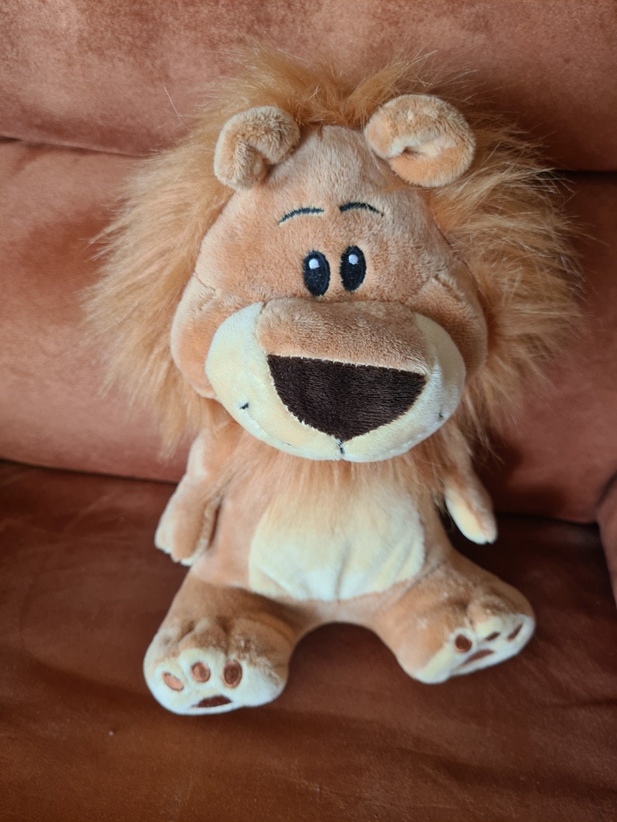 Loekie de Leeuw knuffel - Zachte pluche leeuw, Kinderen en Baby's, Oranje, Overige merken, Overige karakters, Ophalen of Verzenden
