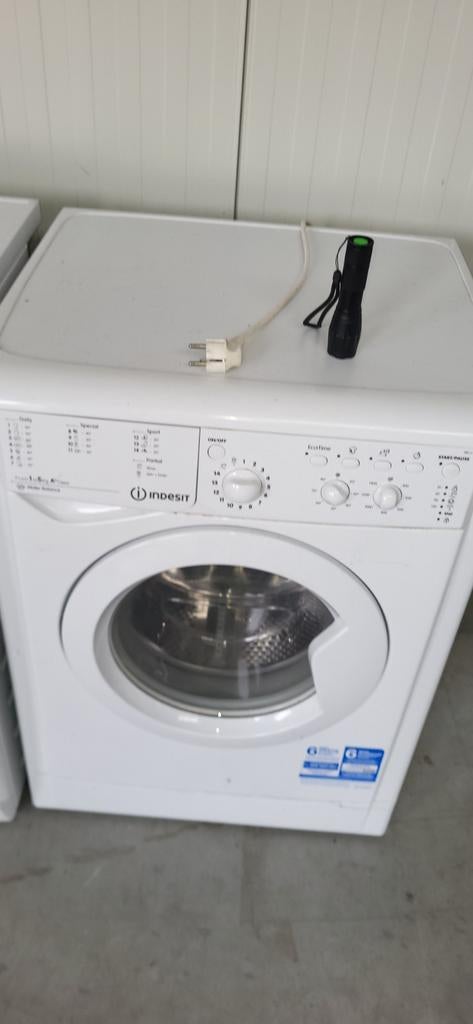 Indesit wasmachine, Ophalen