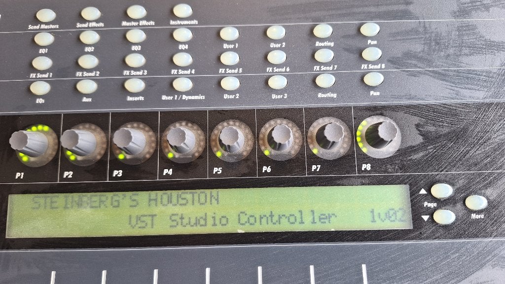 Steinberg Houston midi controller (Bieden), Ophalen, Gebruikt