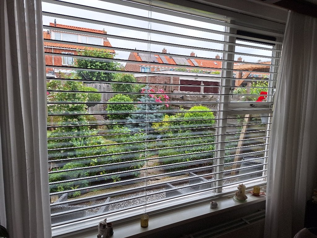 Luxaflex Lamellen, Ophalen, Metaal, Zo goed als nieuw, Wit