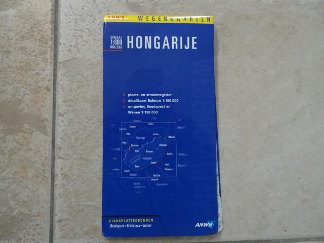 anwb wegenkaart Hongarije, Boeken, Atlassen en Landkaarten, 1800 tot 2000, Europa Overig, Ophalen of Verzenden, Landkaart