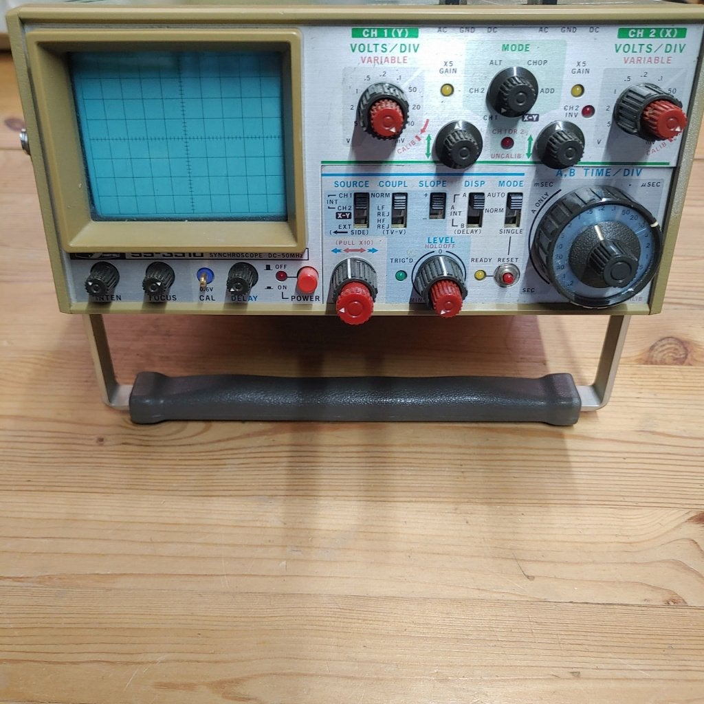 Iwatsu SS-5510 Analoge Oscilloscoop / Synchroscope, Doe-het-zelf en Verbouw, Meetapparatuur, Ophalen of Verzenden, Zo goed als nieuw