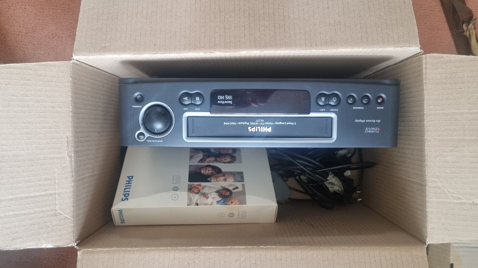 Philips VR277/02 VHS-speler/recorder, Ophalen of Verzenden, Gebruikt, VHS-speler of -recorder