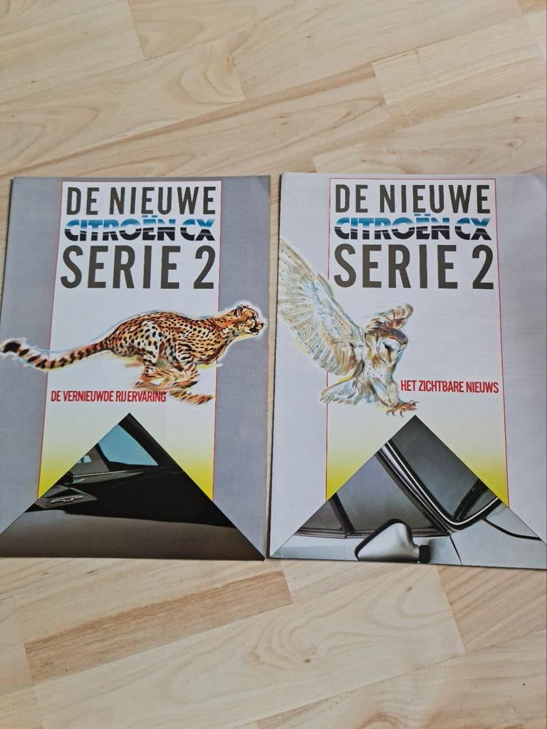 Folders citroen cx, Ophalen of Verzenden, Zo goed als nieuw
