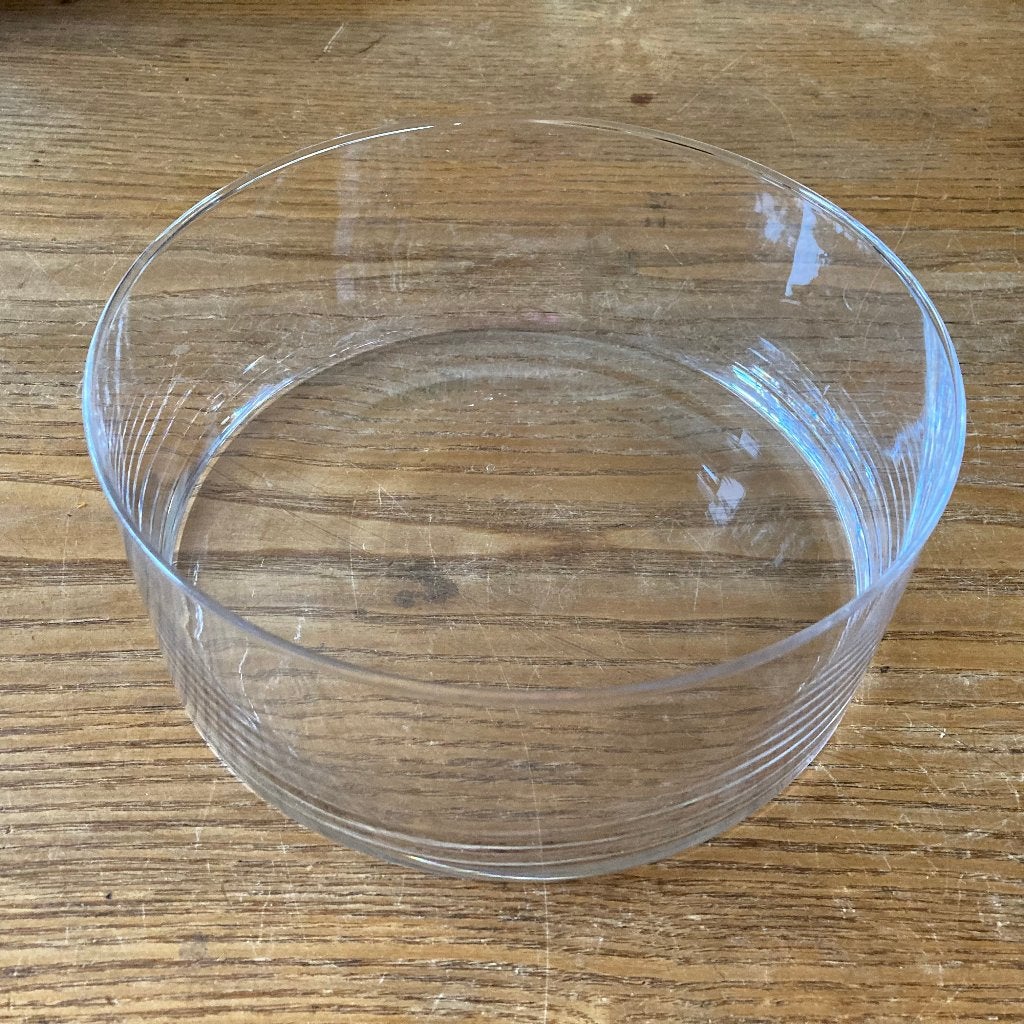 Glazen glas cilinder schaal cilinderschaal - Ø19 & 8 cm hoog, Ophalen, Transparant, 8 cm, Glas