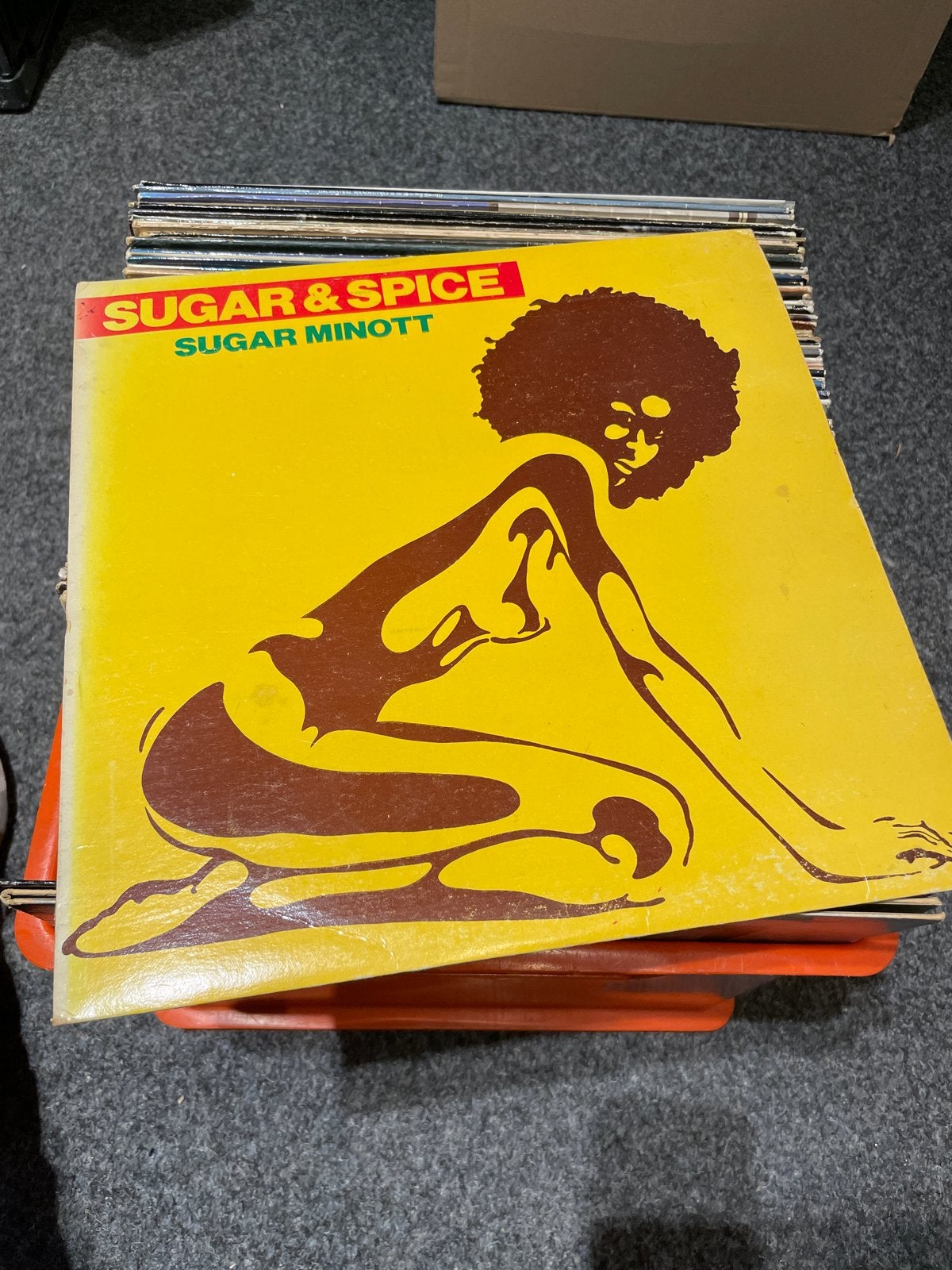 Sugar Minott - Sugar & Spice LP (Reggae Vinyl), Ophalen, Gebruikt, 12 inch, LP