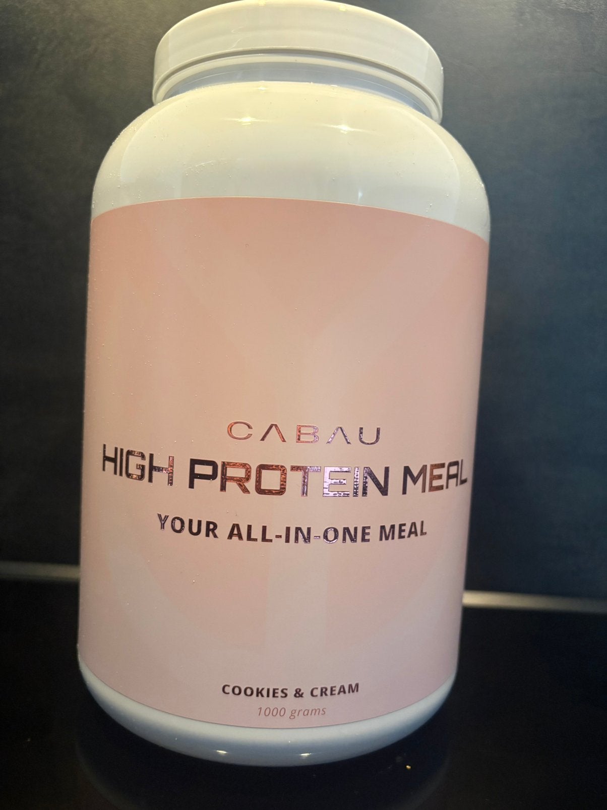 CABAU High Protein Meal Cookies & Cream, Sport en Fitness, Ophalen, Zo goed als nieuw, Poeder of Drank