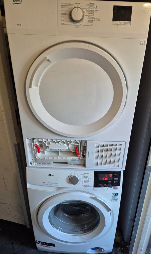 AEG 6000 wasmachine & Beko Droger Gratis Bezorging Mogelijk, 6 tot 8 kg, Gebruikt, Ophalen of Verzenden, Condens