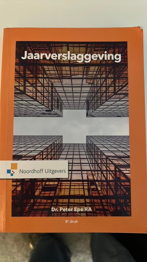 Peter Epe - Jaarverslaggeving, Boeken, Ophalen of Verzenden, Peter Epe, Management, Zo goed als nieuw