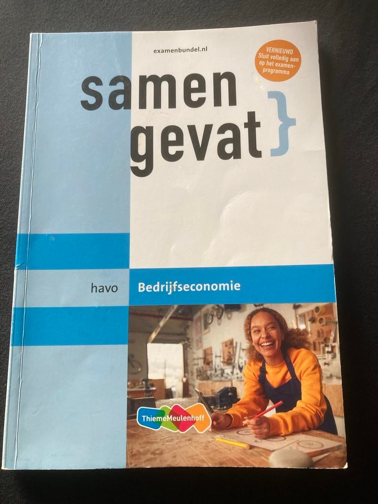 Samengevat Bedrijfseconomie havo - Examenbundel, Ophalen of Verzenden, Gamma, Zo goed als nieuw, HBO