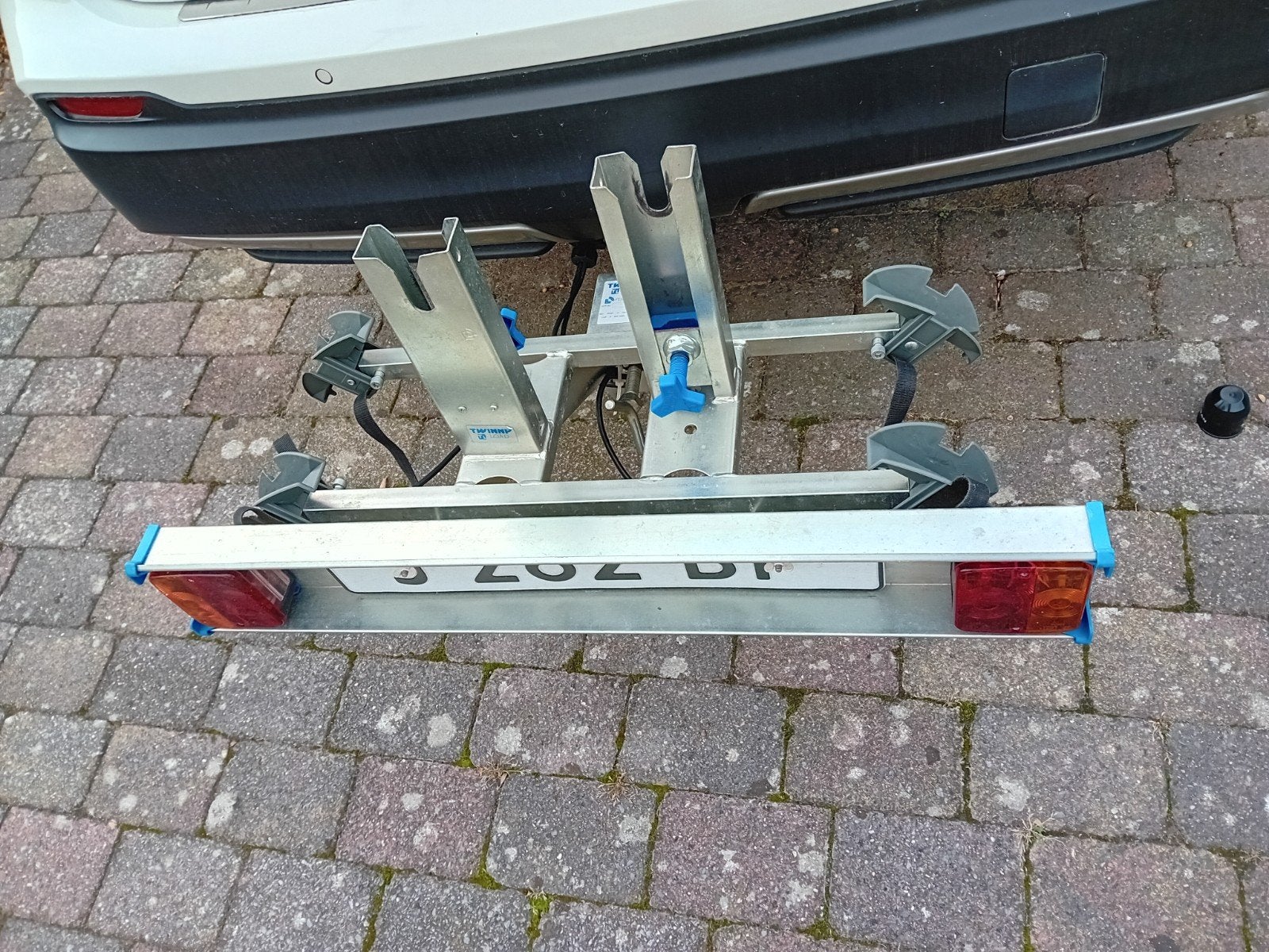 Fietsendrager Twinnyload trekhaak, Ophalen, 2 fietsen, Gebruikt, Trekhaakdrager