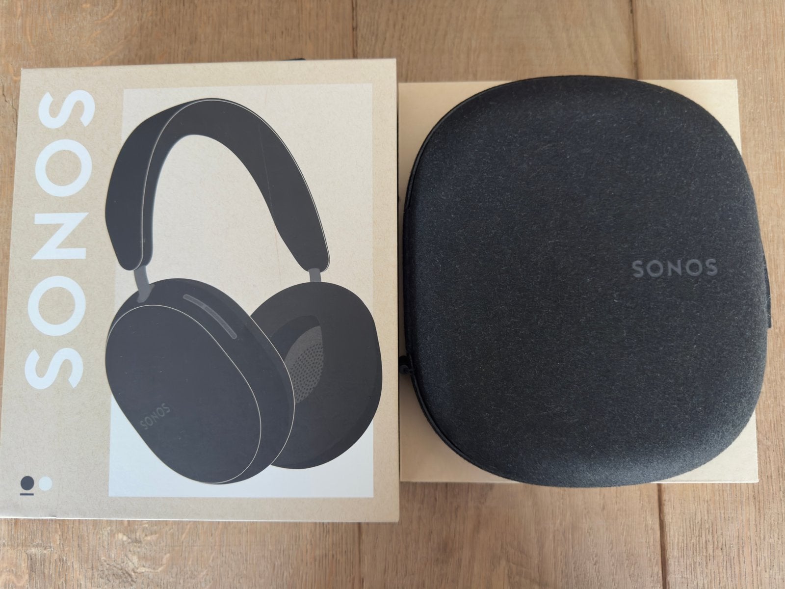 Sonos Ace Over-ear Koptelefoon Zwart Z.G.A.N., Zo goed als nieuw, Over-ear, Snelladen, Zwart